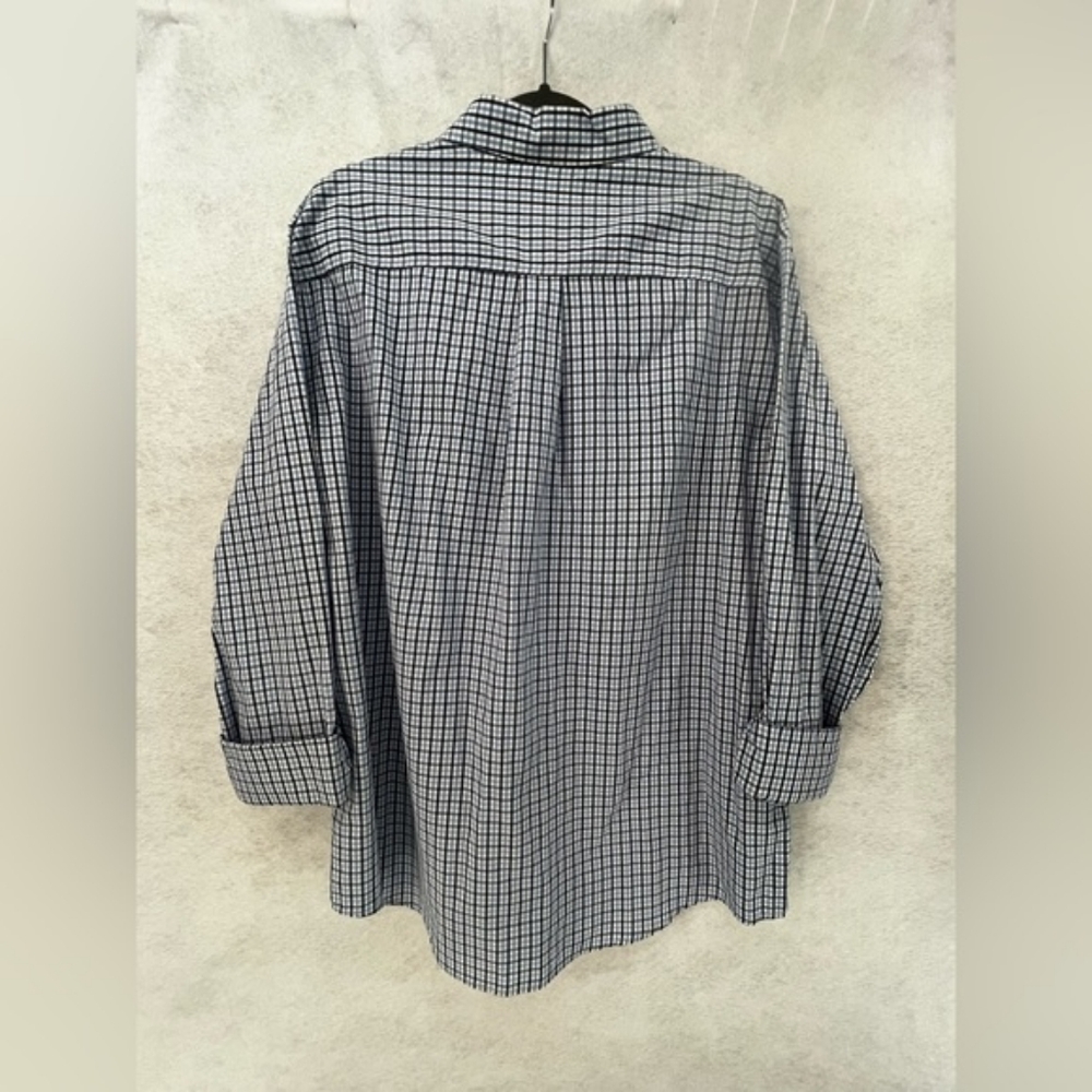 Ralph Lauren Custom Fit Men's Button Down Shirt Size XL Harbor Blue‎ C11
